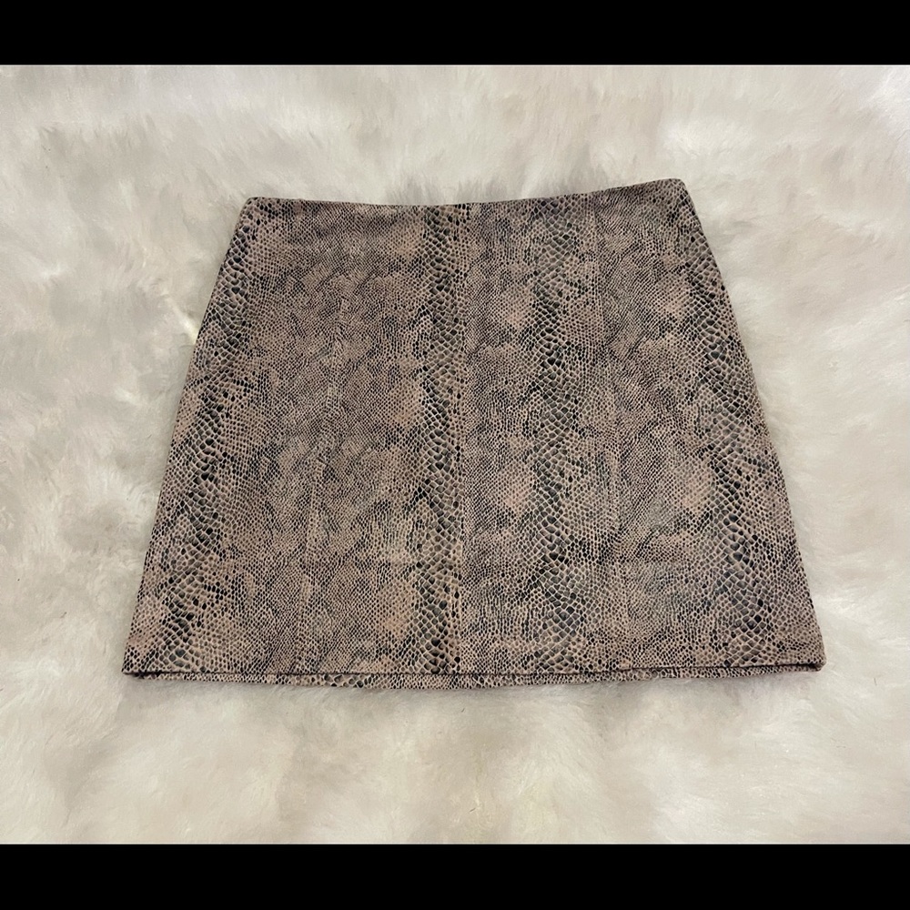 Tilly’s Snake Skin mini skirt